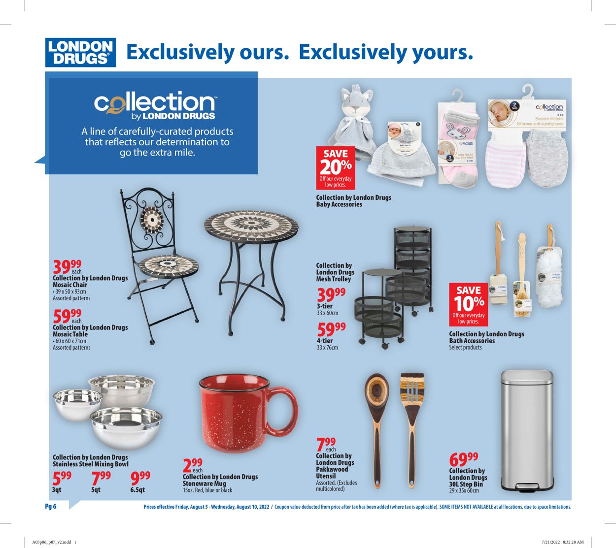 London Drugs Flyer - 08/05-08/10/2022 (Page 6)