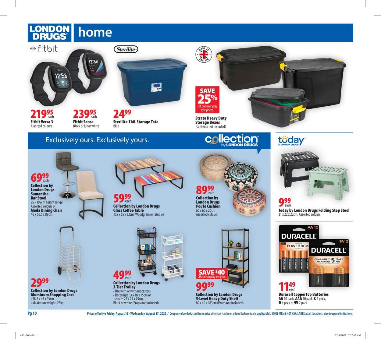 London Drugs Flyer - 08/12-08/17/2022 (Page 10)
