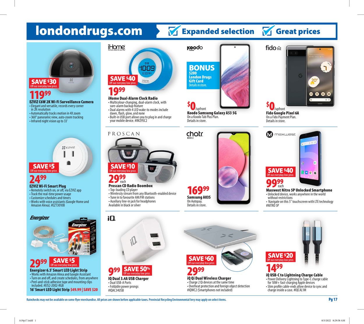 London Drugs Flyer - 08/19-08/24/2022 (Page 18)