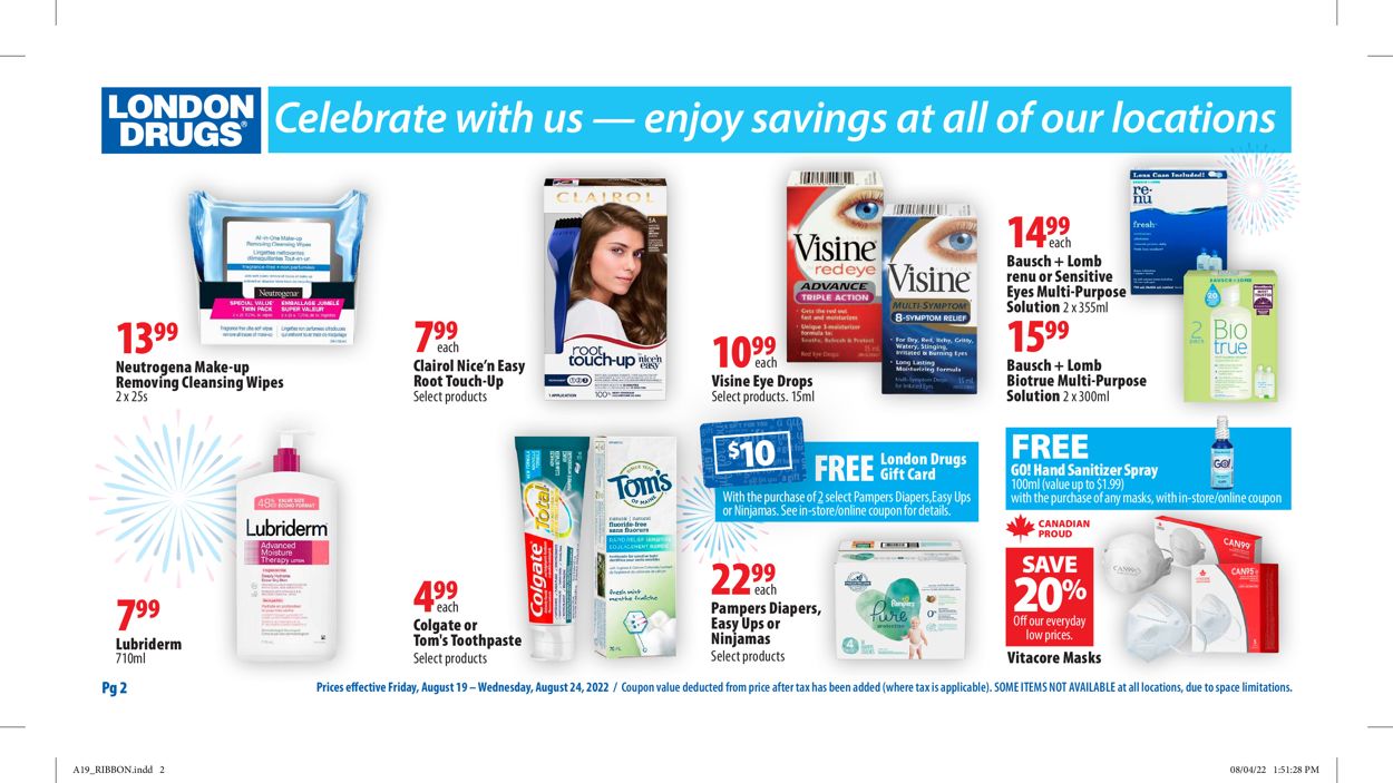 London Drugs Flyer - 08/19-08/24/2022 (Page 2)