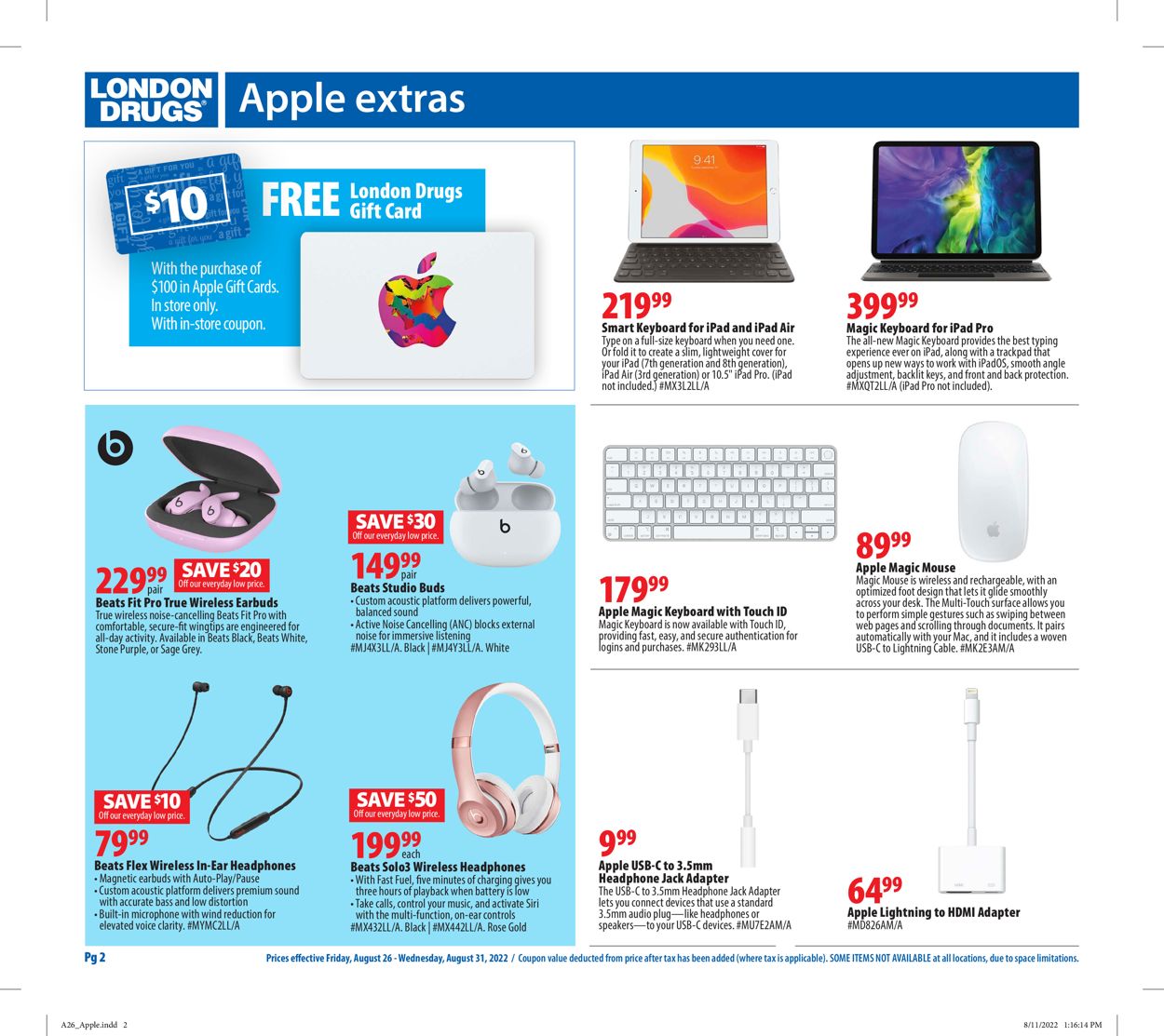 London Drugs Flyer - 08/26-08/31/2022 (Page 2)