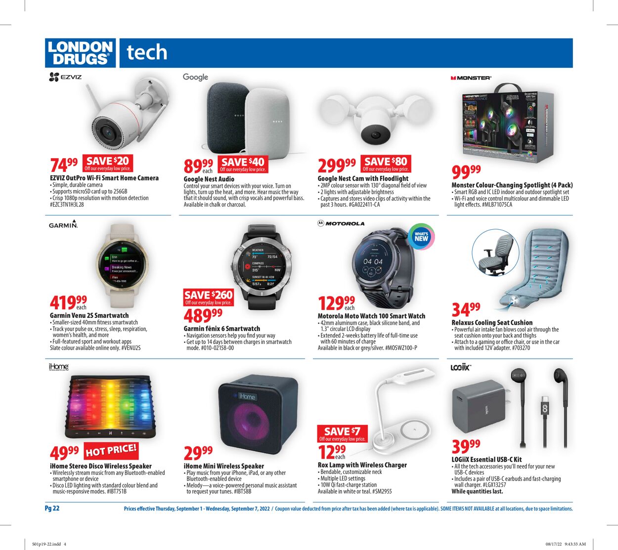 London Drugs Flyer - 09/01-09/07/2022 (Page 23)
