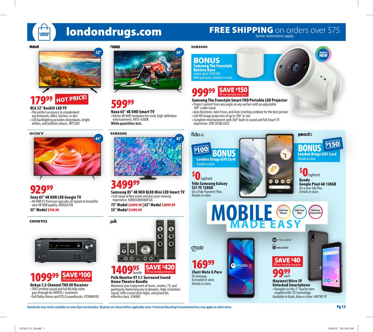 London Drugs Flyer - 10/21-10/26/2022 (Page 13)