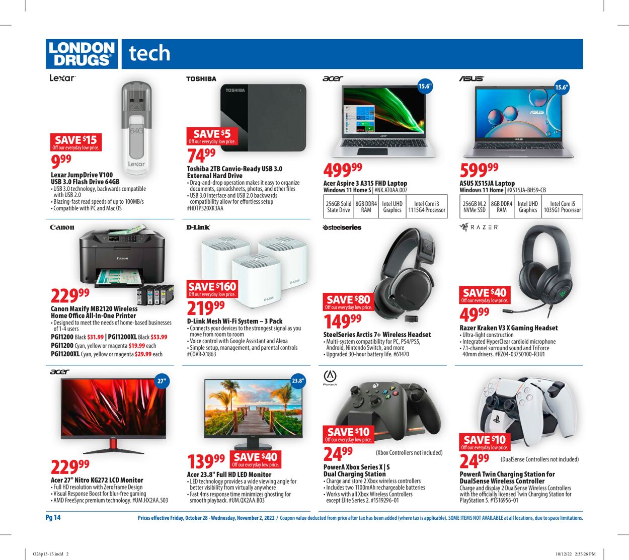 London Drugs Flyer - 10/28-11/02/2022 (Page 14)