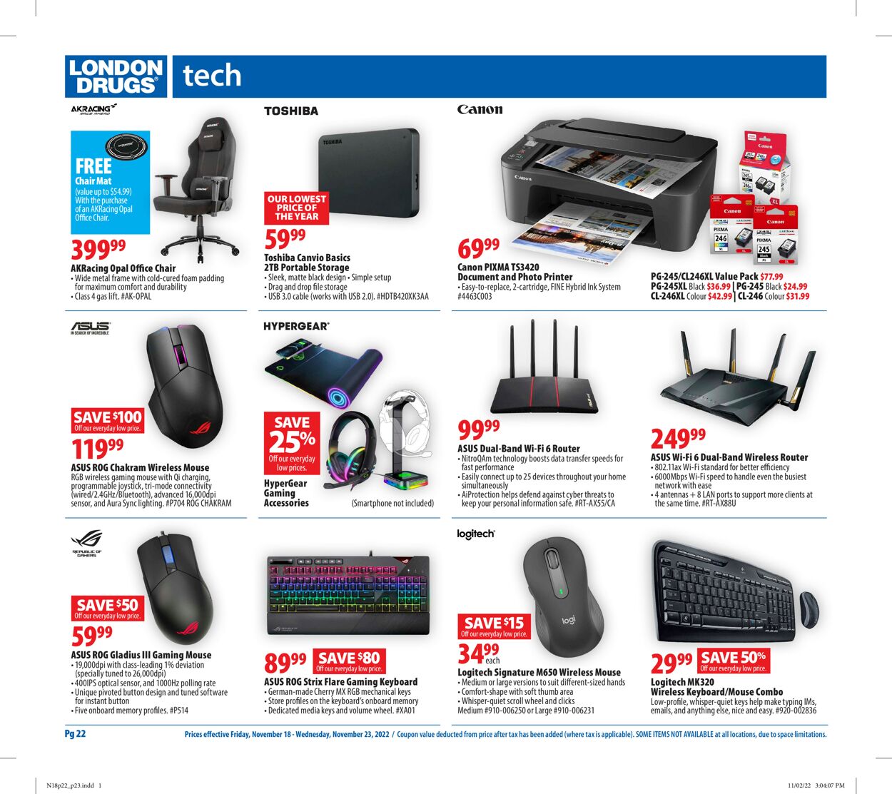 London Drugs Flyer - 11/18-11/23/2022 (Page 22)