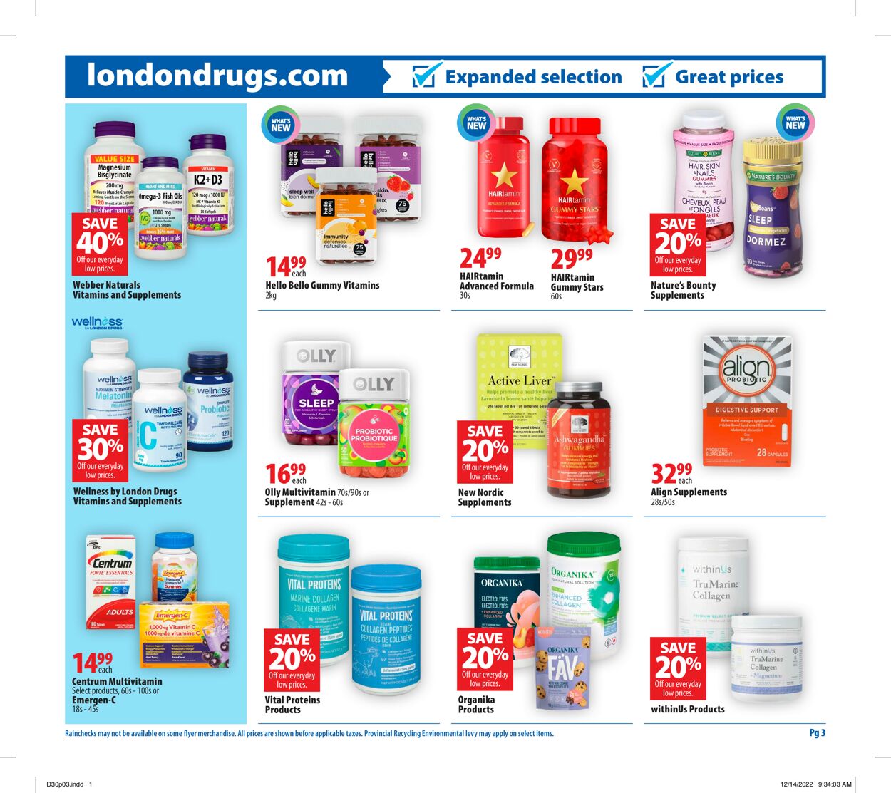 London Drugs Flyer - 12/30-01/04/2023 (Page 3)