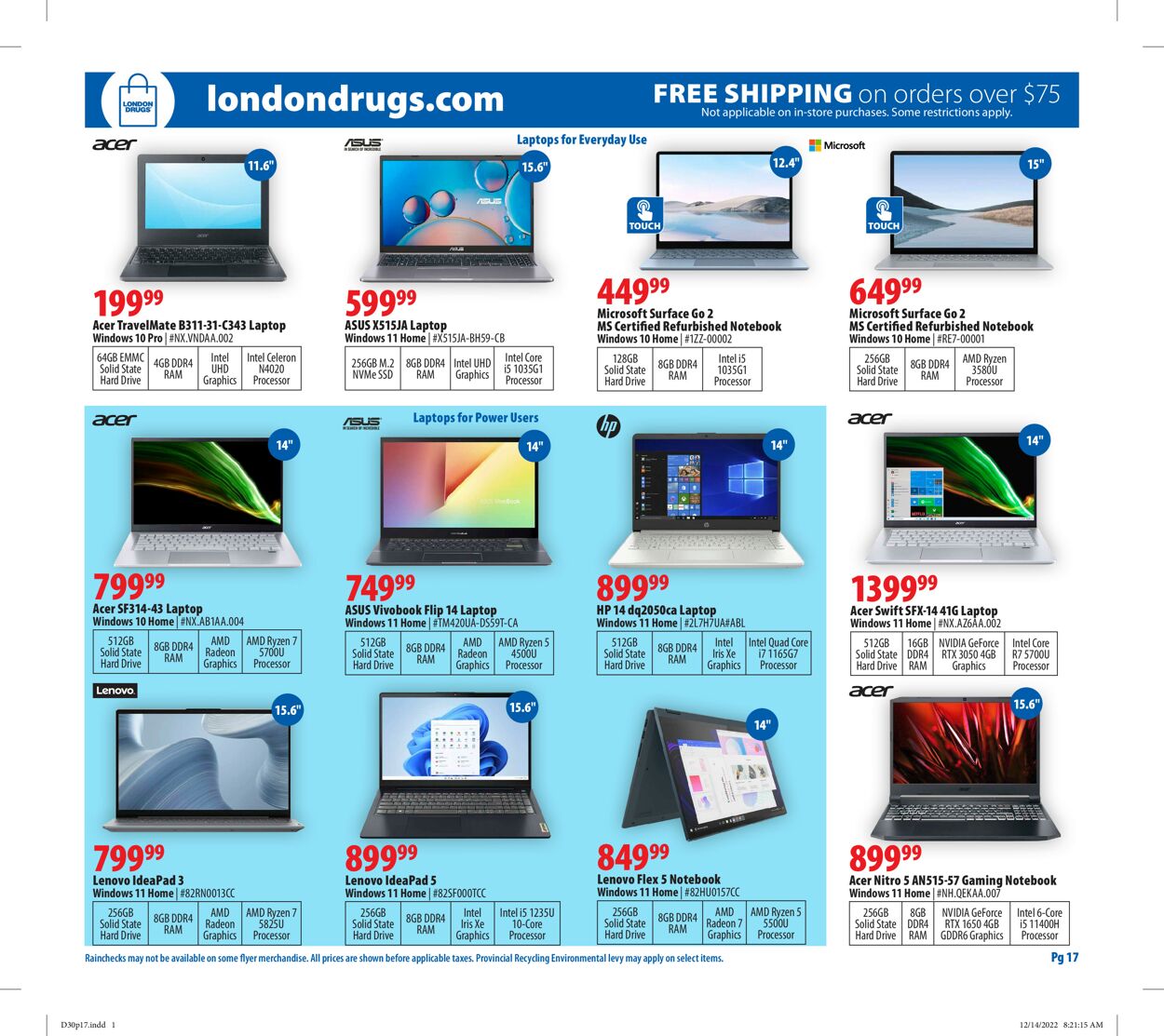 London Drugs Flyer - 12/30-01/04/2023 (Page 17)