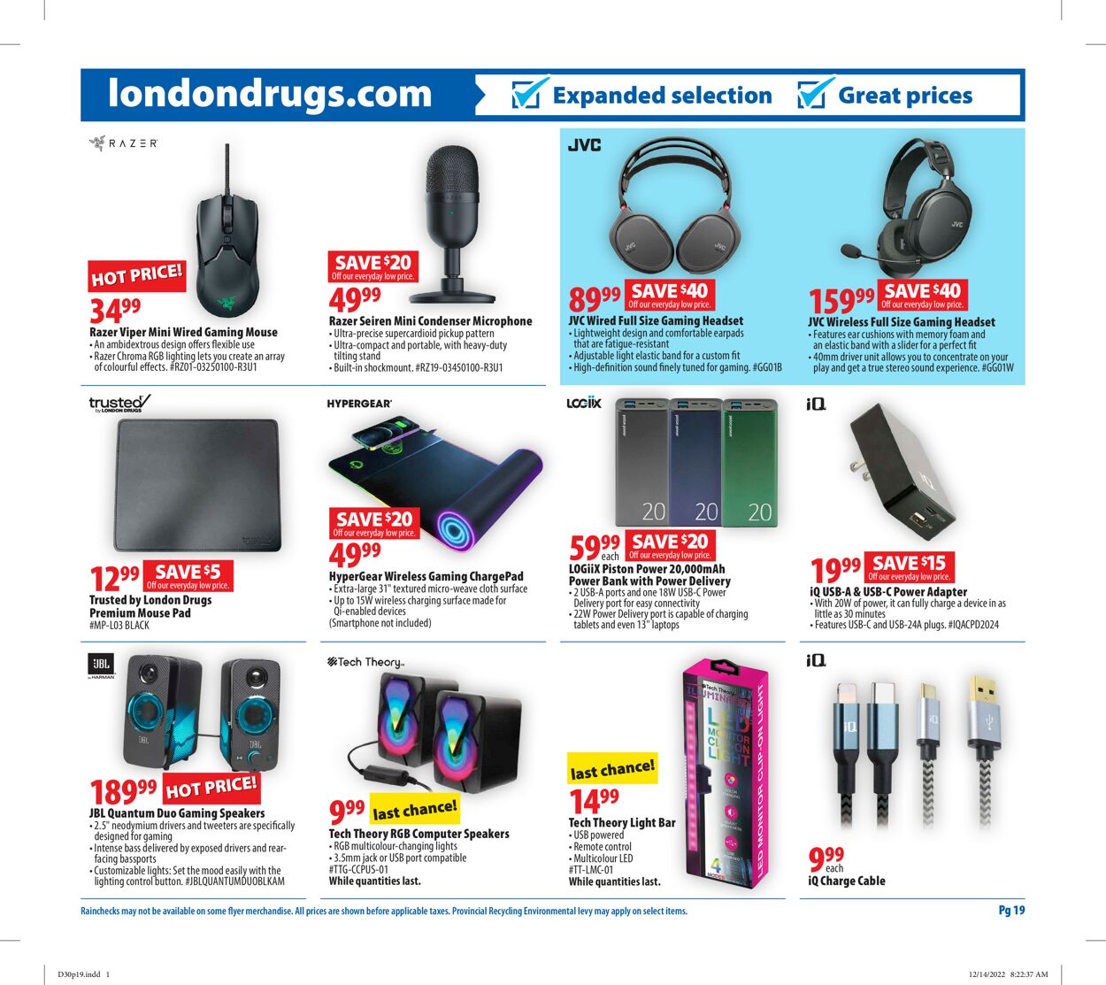 London Drugs Flyer - 12/30-01/04/2023 (Page 19)
