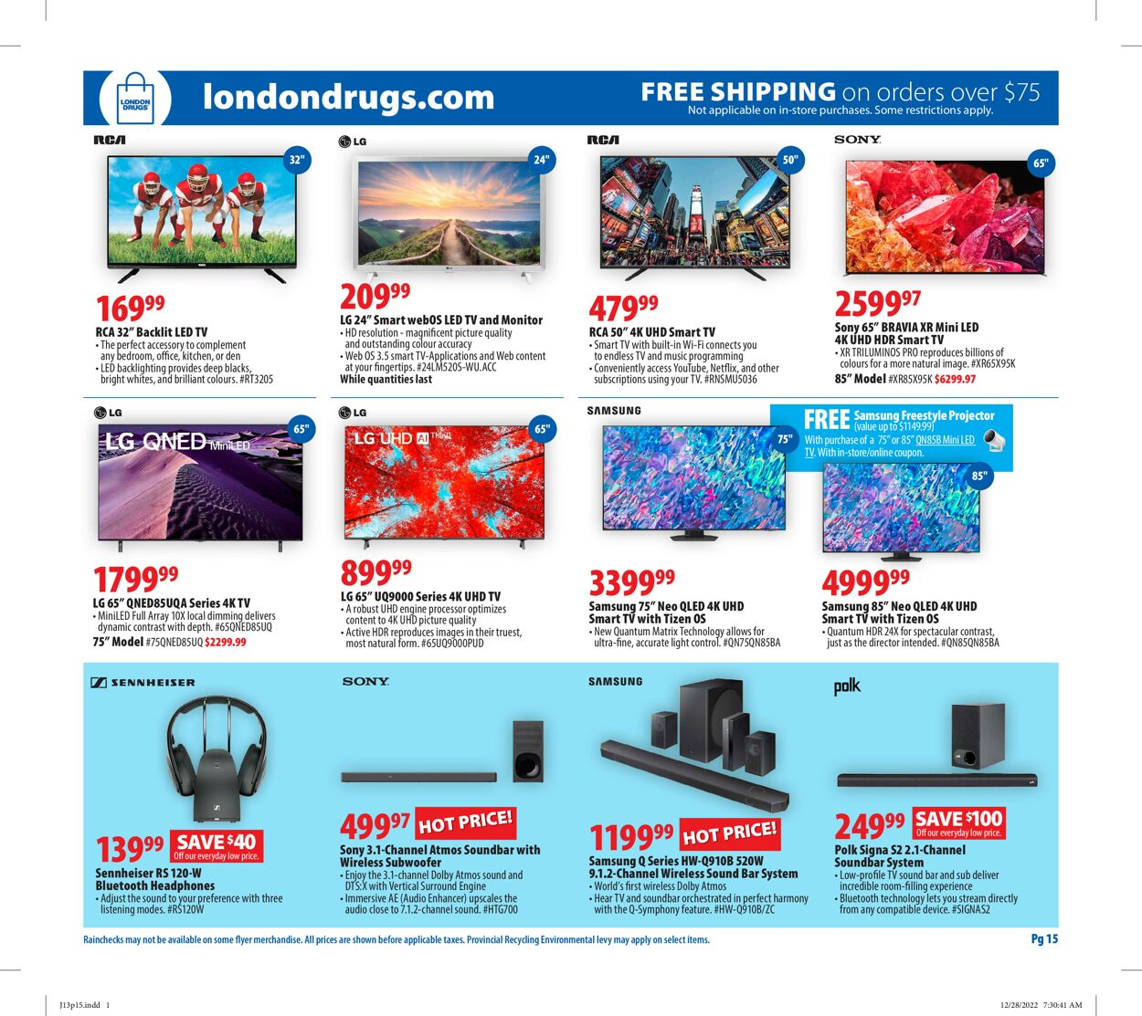 London Drugs Flyer - 01/13-01/18/2023 (Page 15)