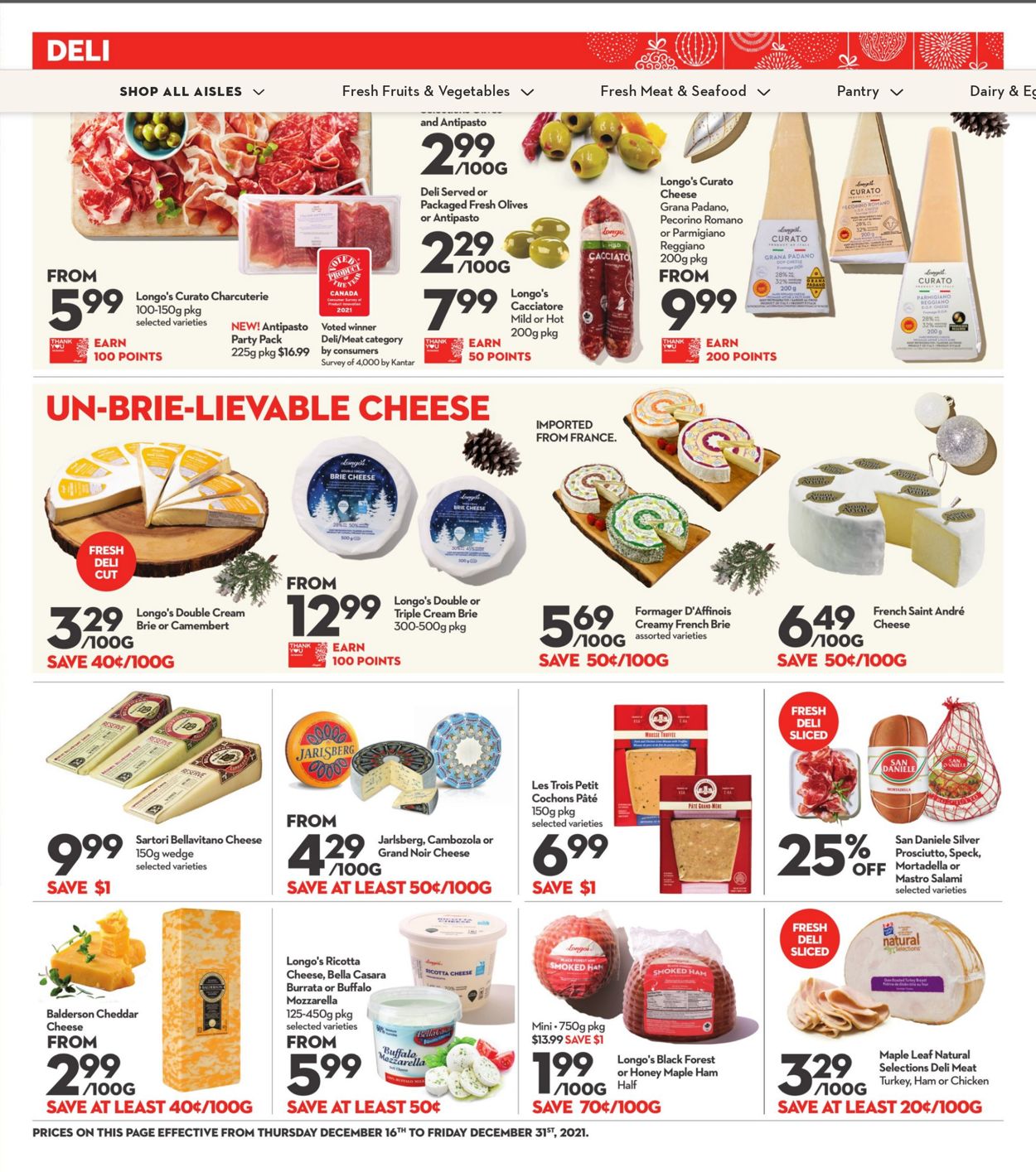 Longo's HOLIDAYS 2021 Flyer - 12/16-12/31/2021 (Page 10)