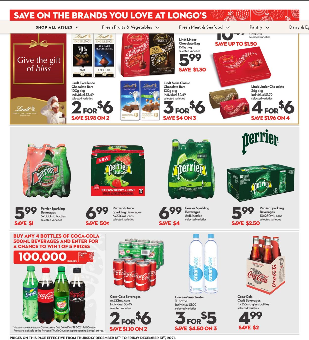 Longo's HOLIDAYS 2021 Flyer - 12/16-12/31/2021 (Page 22)