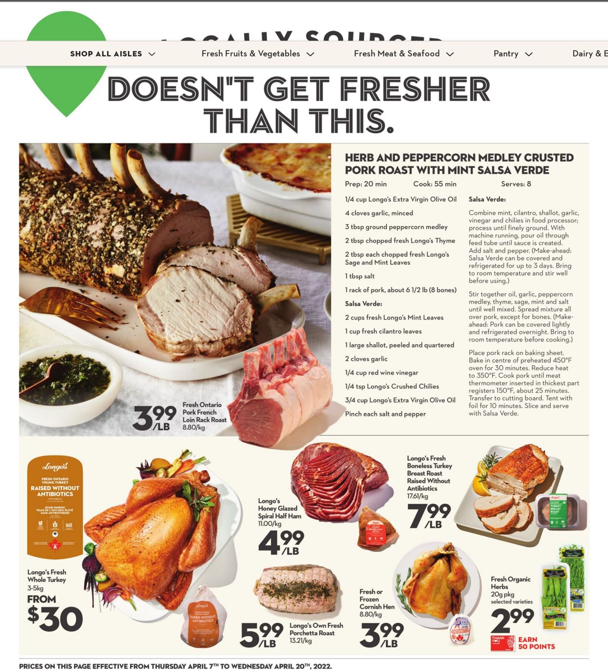Longo's EASTER 2022 Flyer - 04/07-04/20/2022 (Page 3)