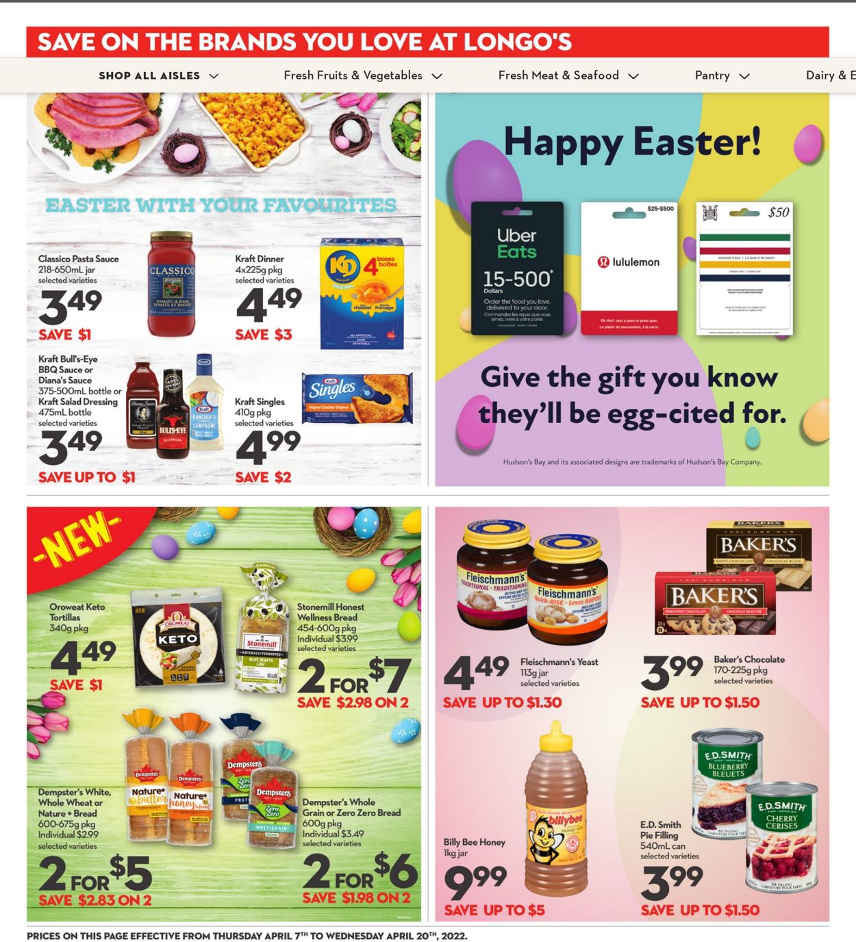 Longo's EASTER 2022 Flyer - 04/07-04/20/2022 (Page 19)