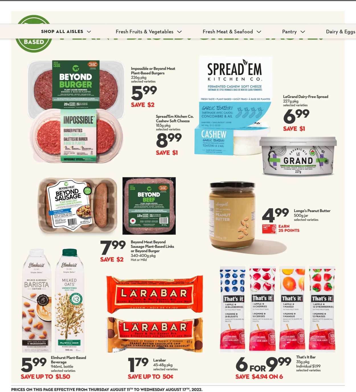 Longo's Flyer - 08/11-08/17/2022 (Page 9)