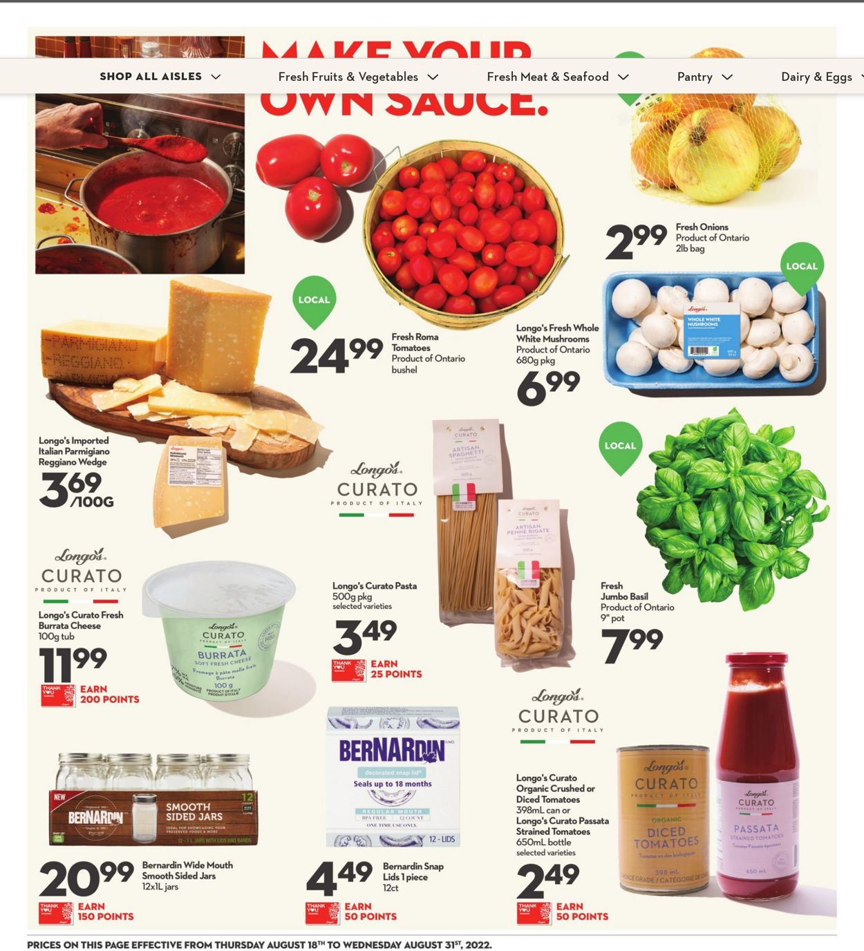 Longo's Flyer - 08/18-08/31/2022 (Page 4)