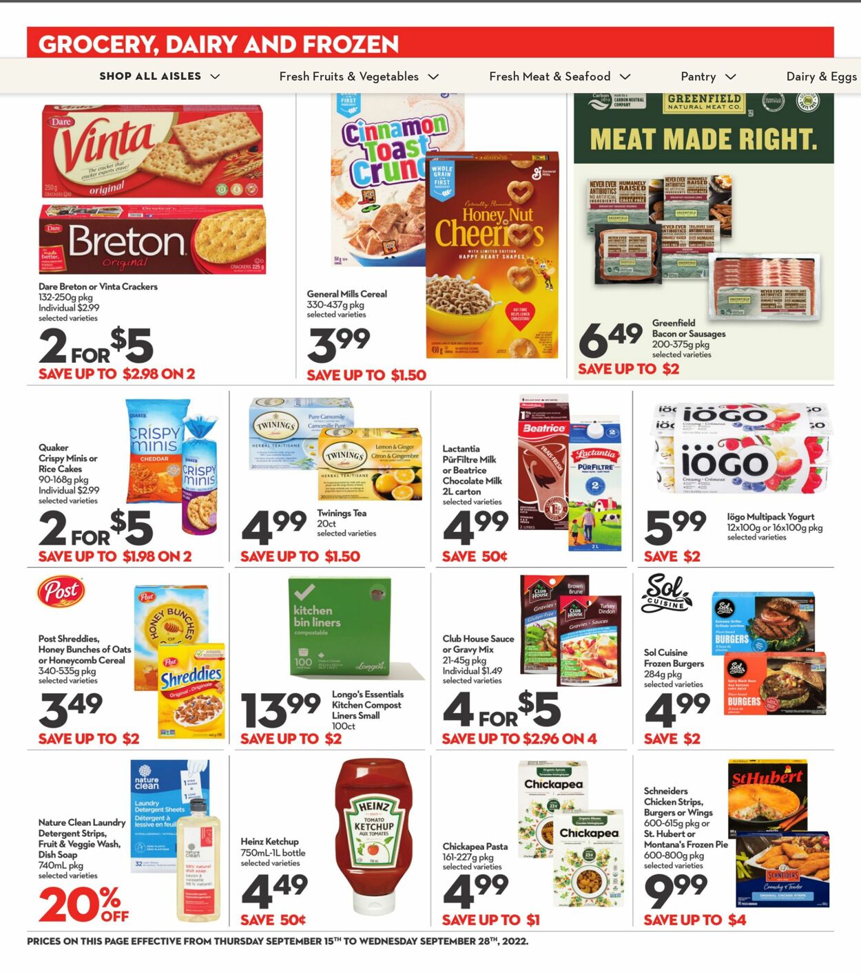 Longo's Flyer - 09/15-09/28/2022 (Page 15)
