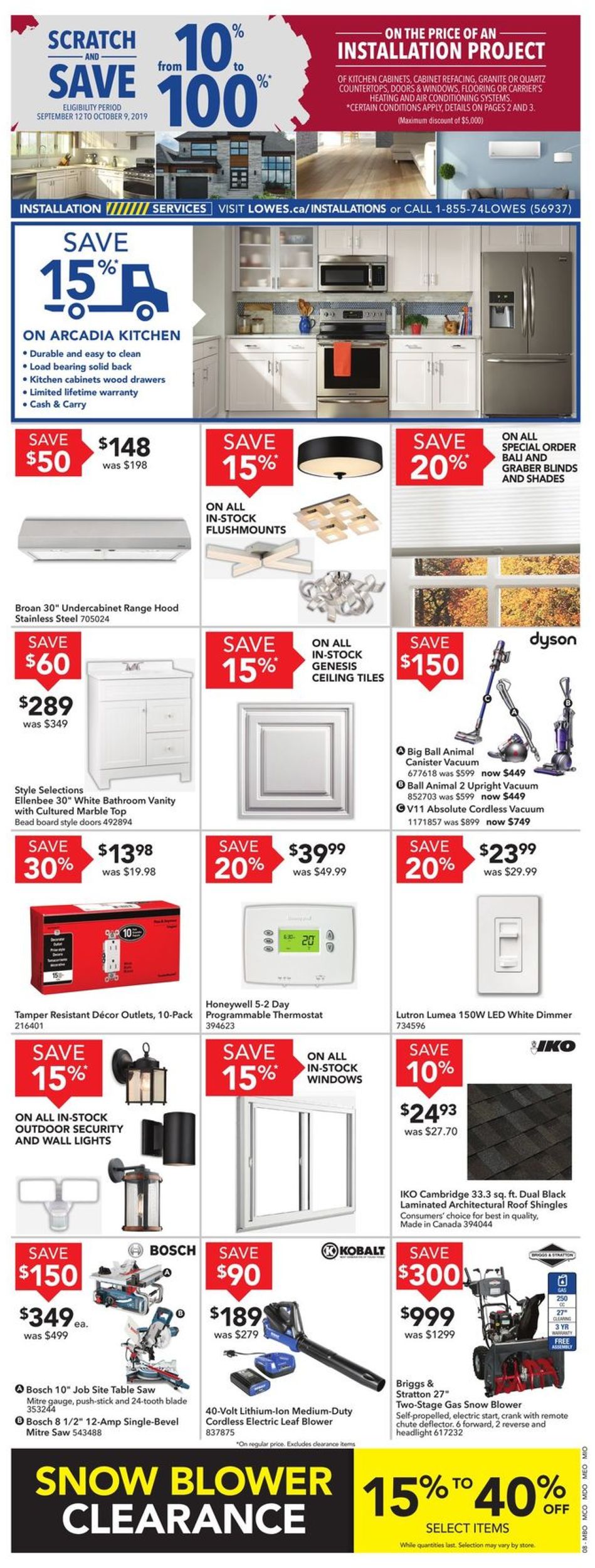 Lowes Flyer - 09/12-09/18/2019 (Page 9)
