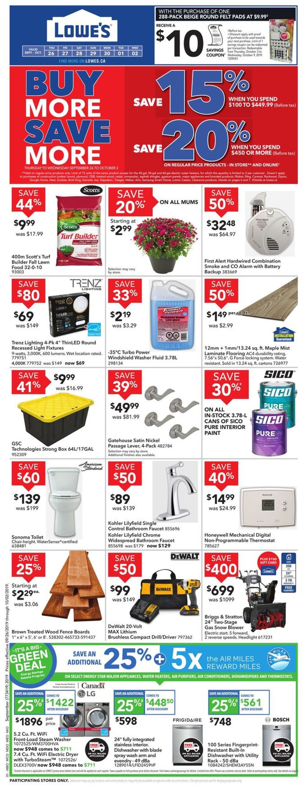 Lowes Flyer - 09/26-10/02/2019 (Page 3)