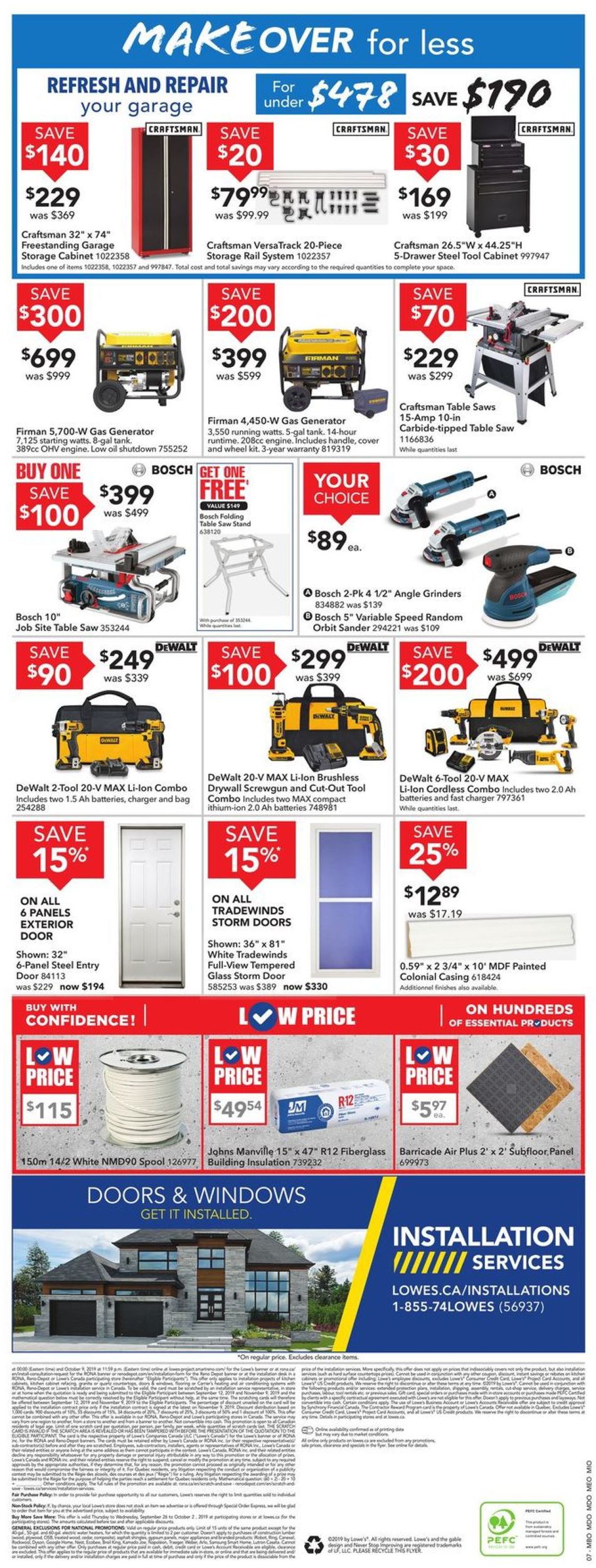 Lowes Flyer - 09/26-10/02/2019 (Page 10)