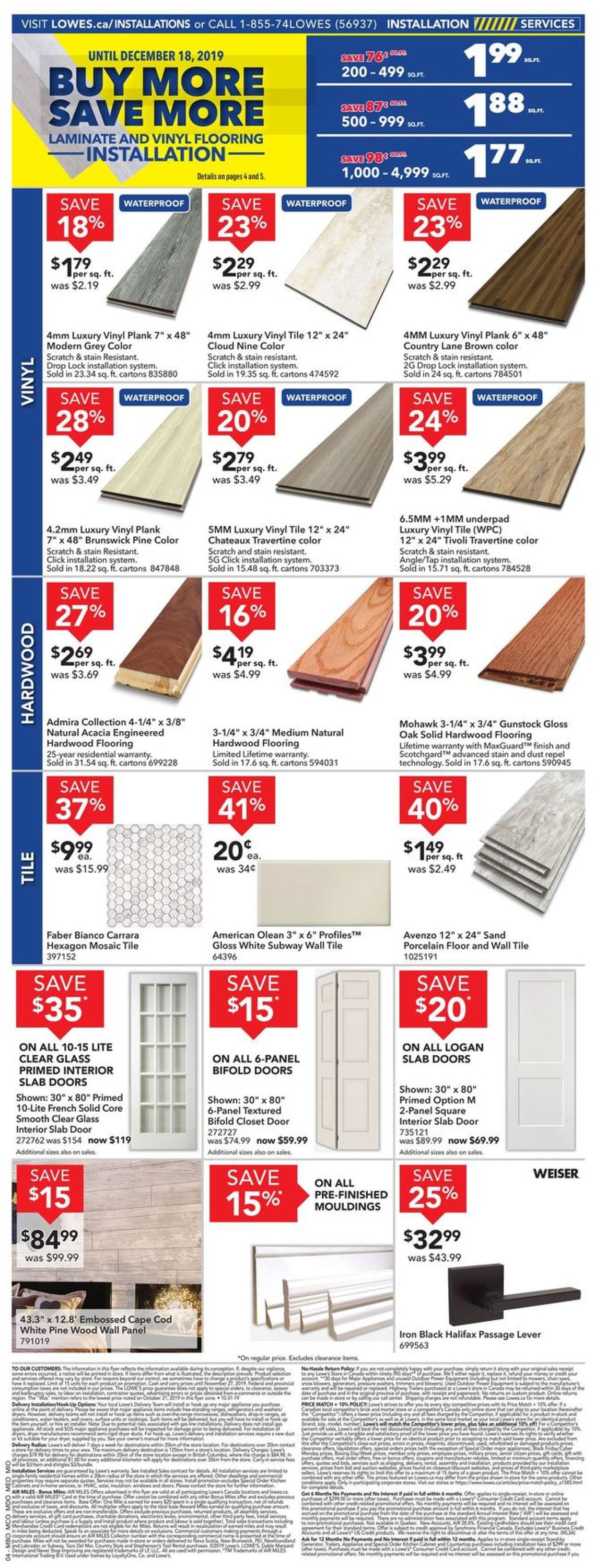 Lowes BLACK FRIDAY2019 FLYER! Flyer - 11/21-11/27/2019 (Page 6)
