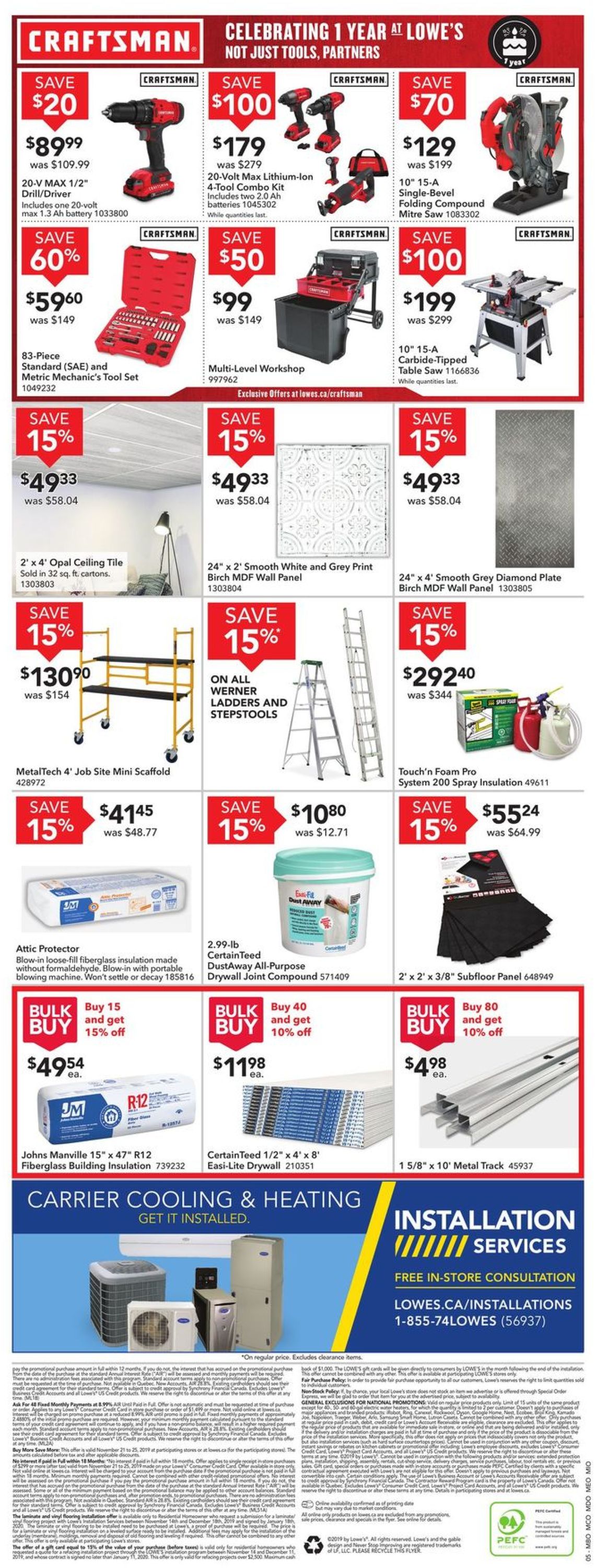 Lowes BLACK FRIDAY2019 FLYER! Flyer - 11/21-11/27/2019 (Page 7)