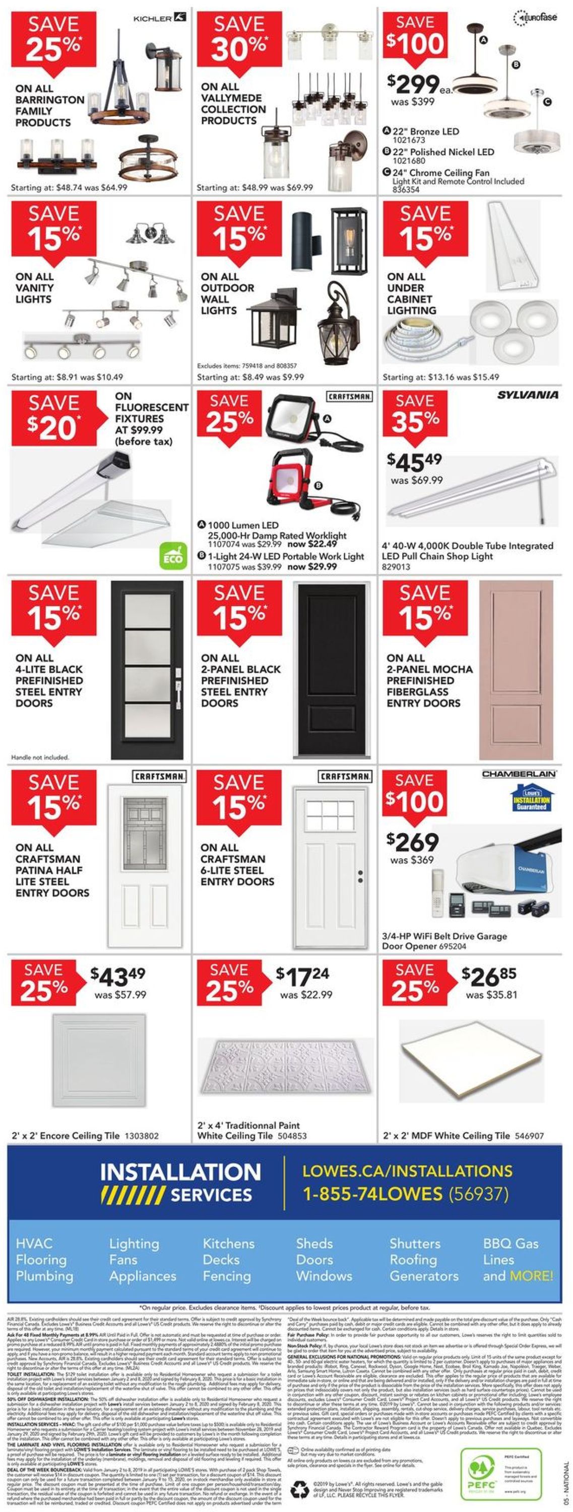 Lowes Flyer - 01/02-01/08/2020 (Page 5)