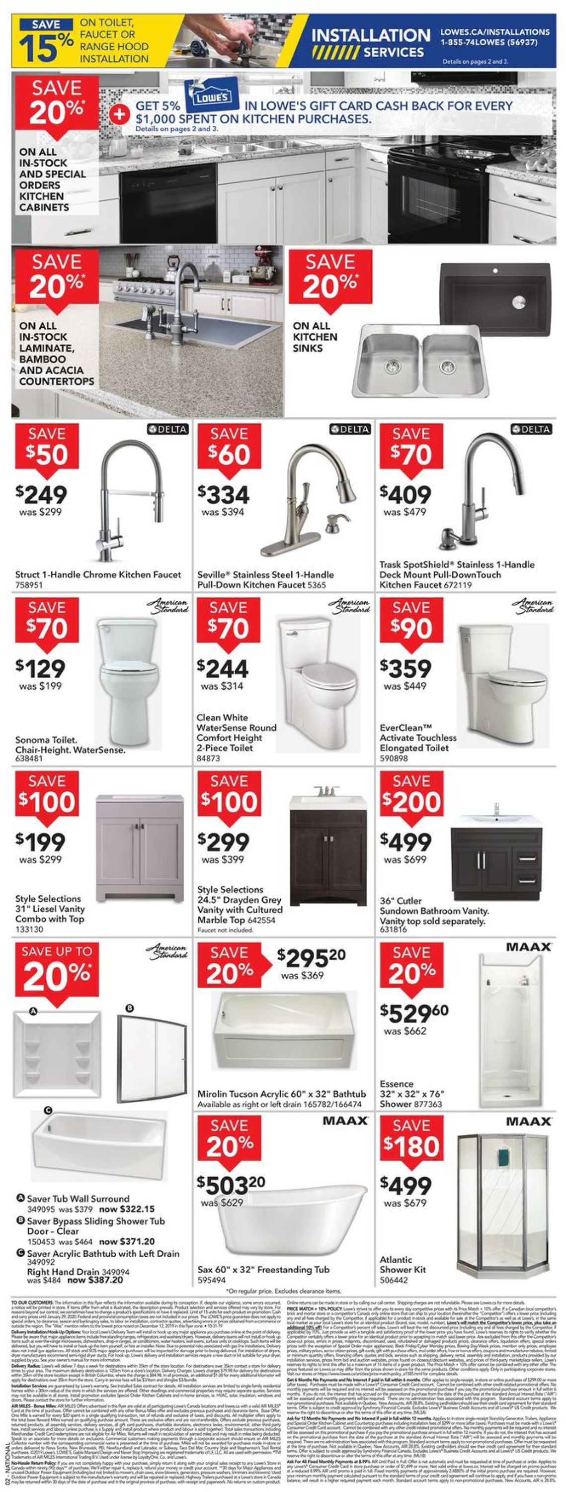 Lowes Flyer - 01/23-01/29/2020 (Page 2)