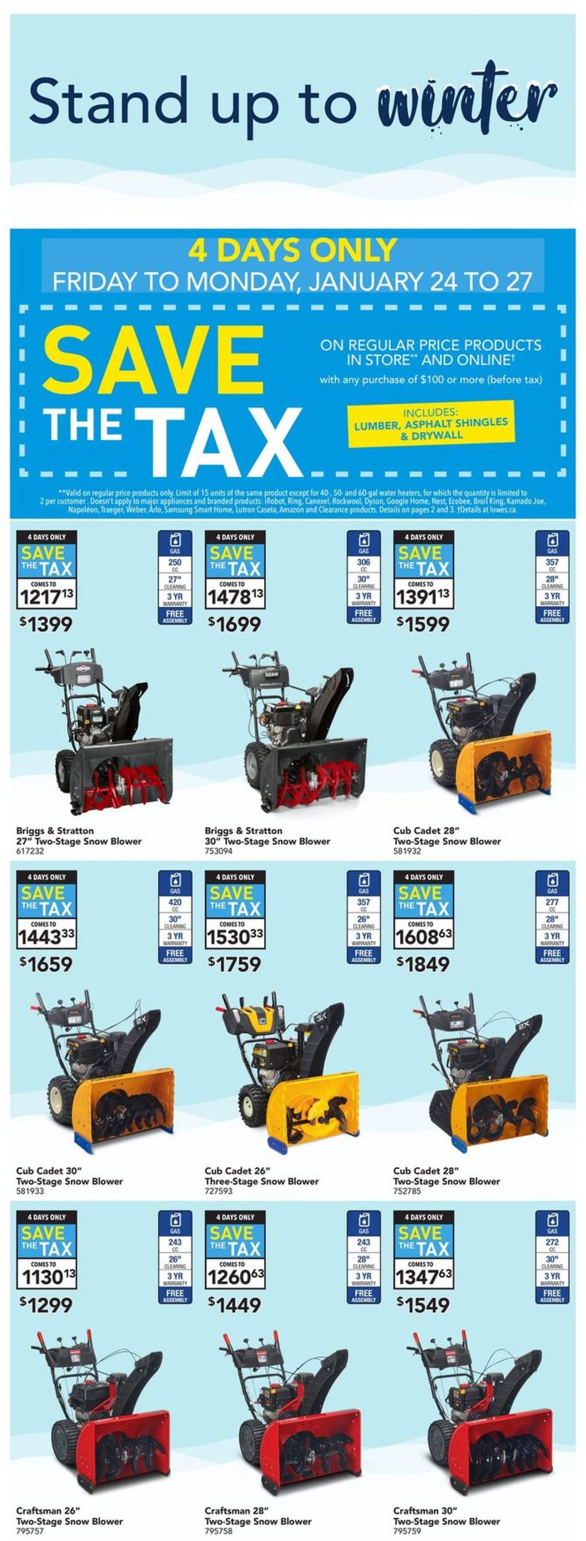 Lowes Flyer - 01/23-01/29/2020 (Page 9)