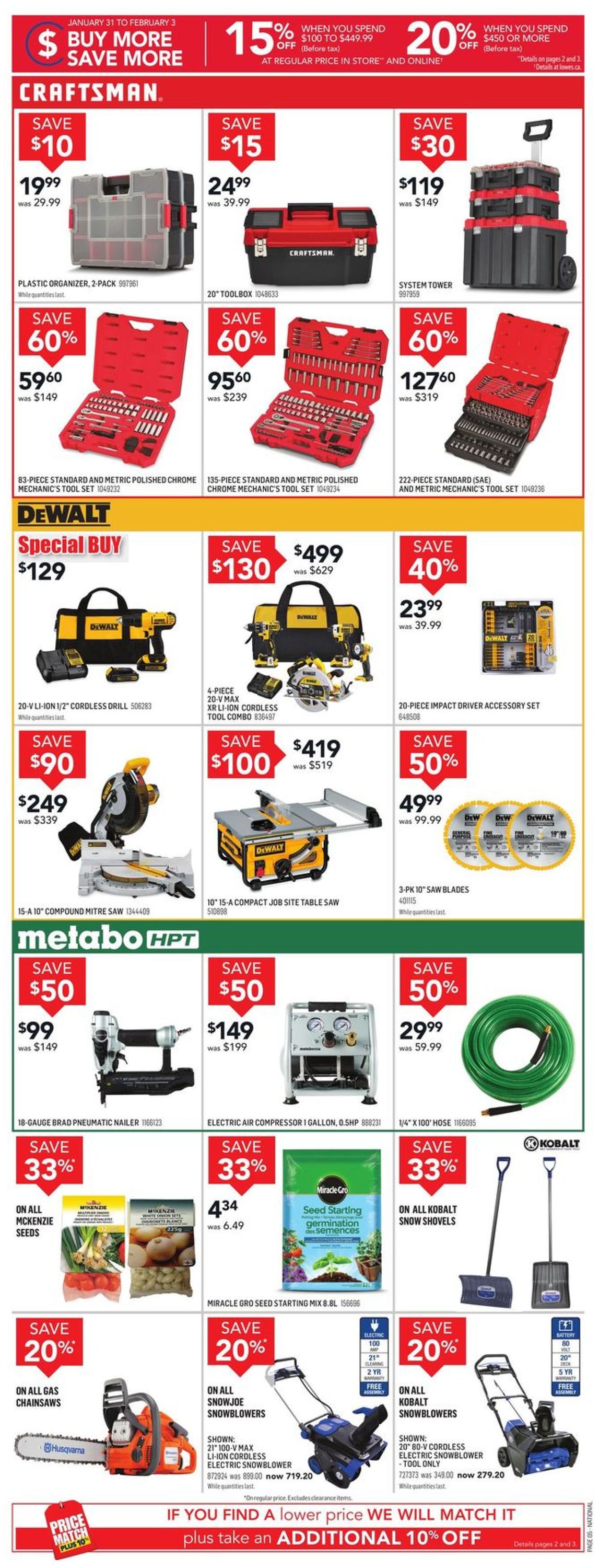 Lowes Flyer - 01/30-02/05/2020 (Page 5)