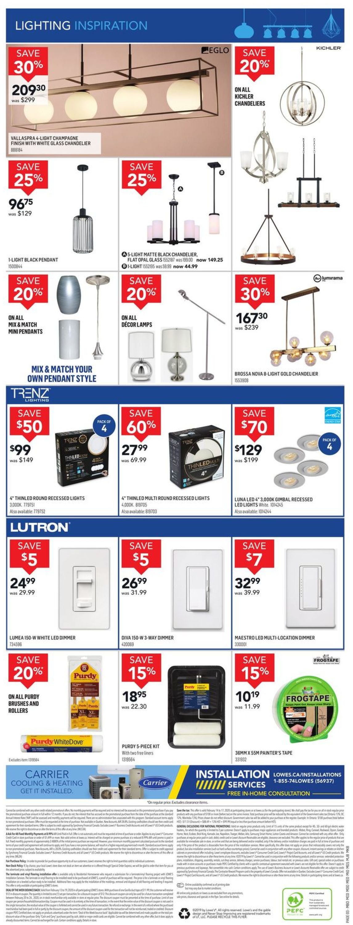 Lowes Flyer - 02/13-02/19/2020 (Page 3)