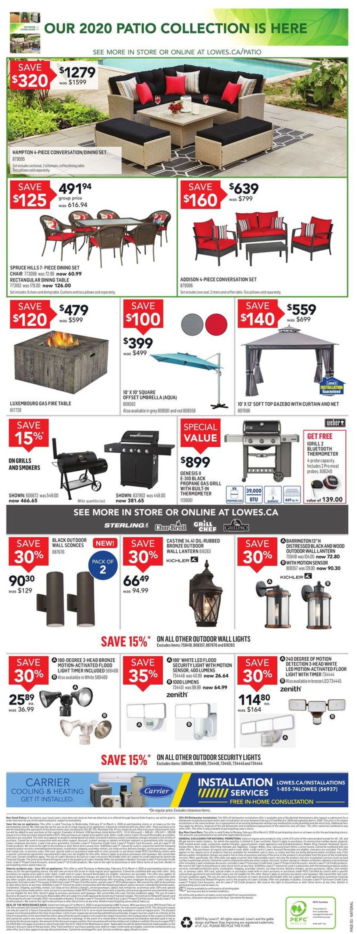 Lowes Flyer - 02/27-03/04/2020 (Page 3)