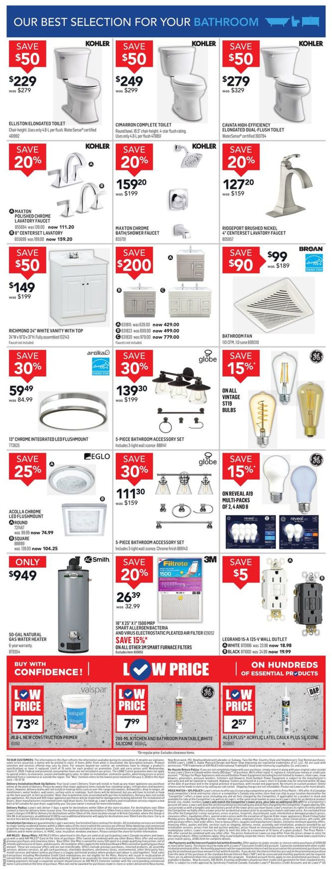 Lowes Flyer - 03/05-03/11/2020 (Page 2)