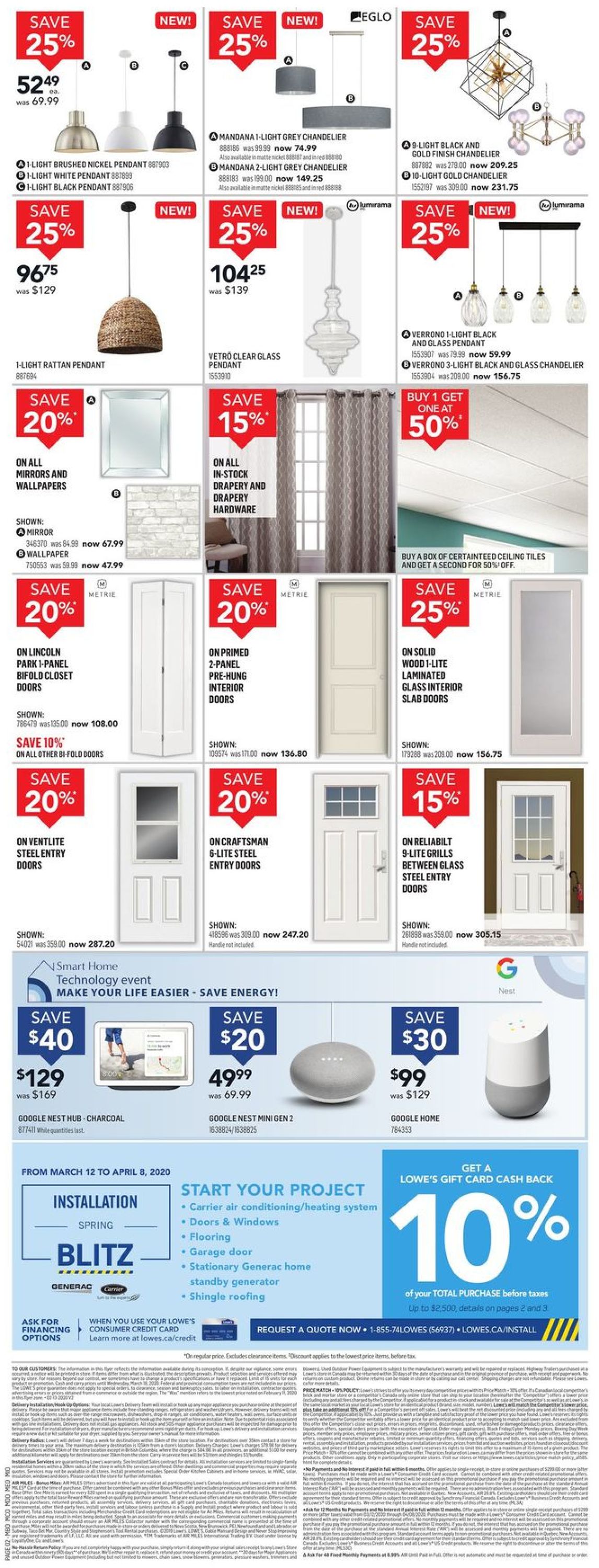 Lowes Flyer - 03/12-03/18/2020 (Page 2)