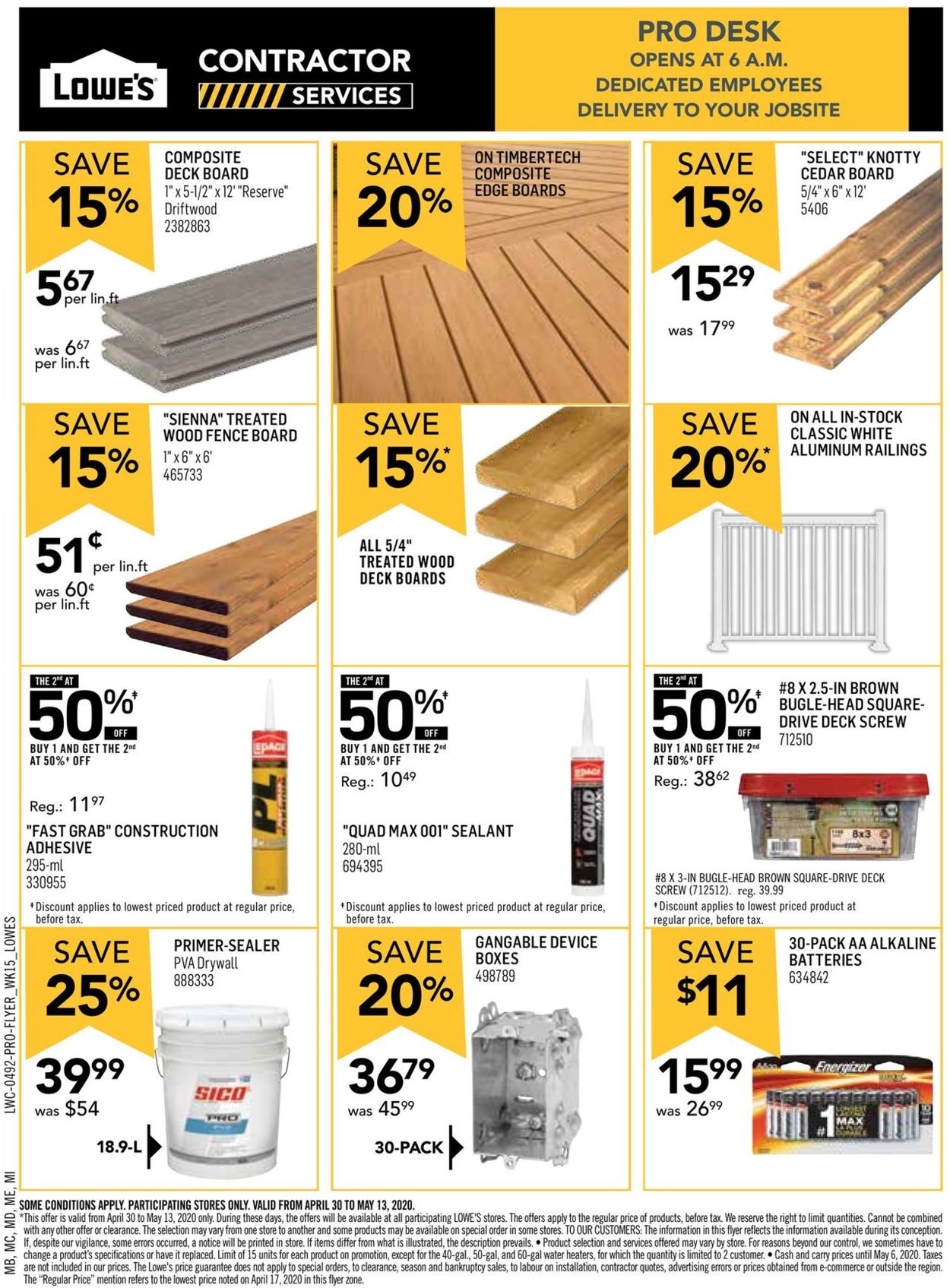 Lowes Flyer - 04/30-05/13/2020 (Page 2)