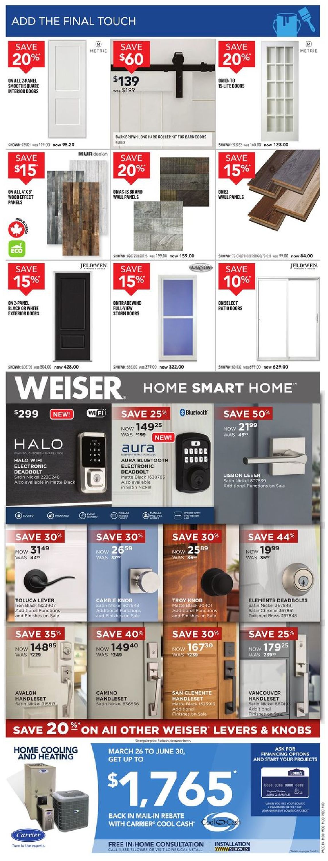 Lowes Flyer - 05/07-05/13/2020 (Page 13)