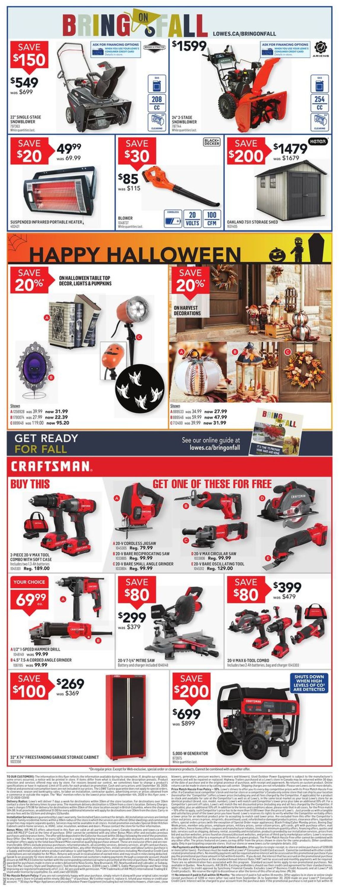Lowes Flyer - 09/24-09/30/2020 (Page 2)
