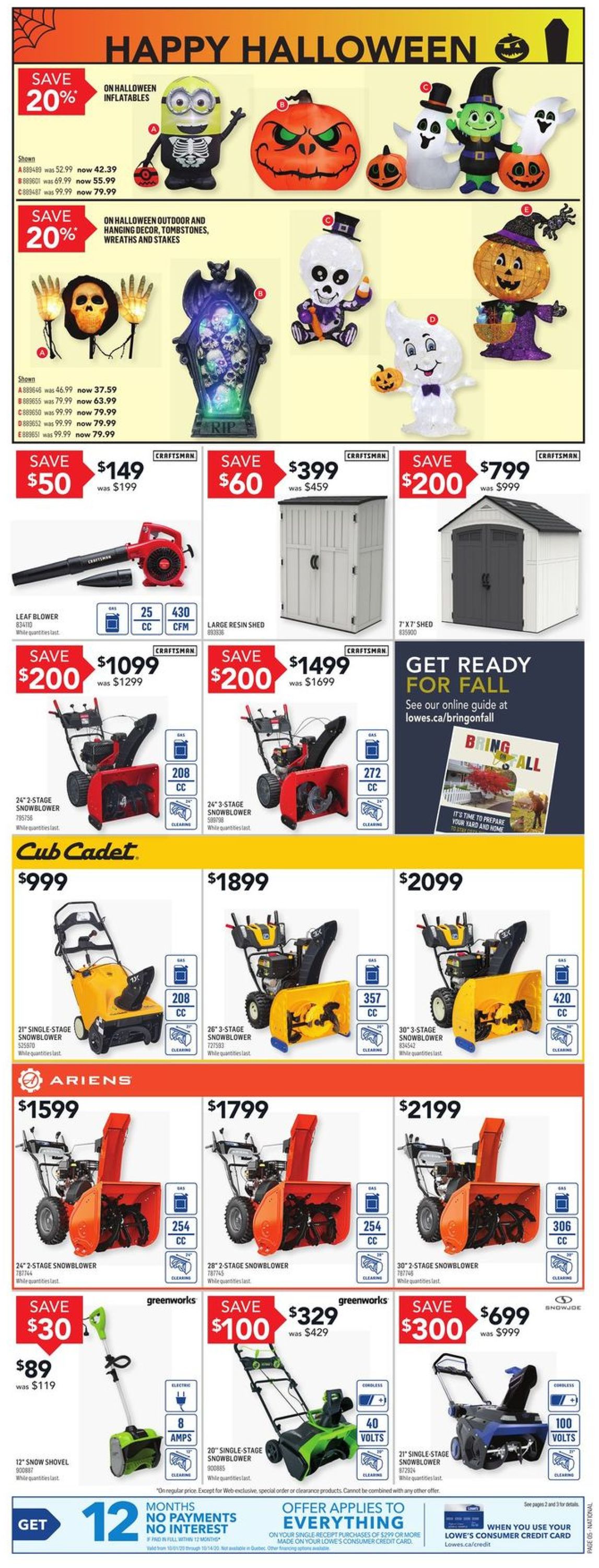 Lowes Flyer - 10/01-10/07/2020 (Page 5)