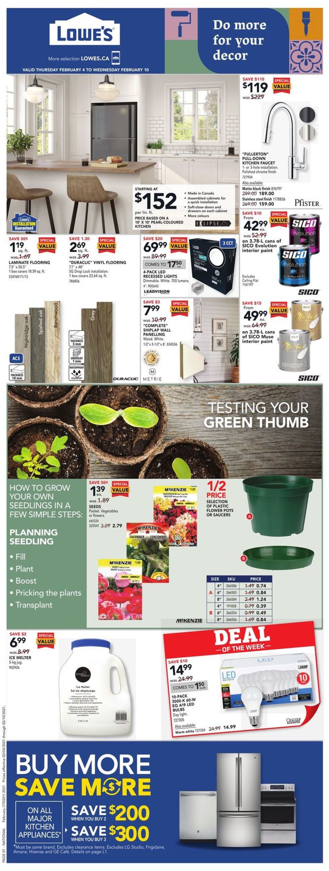 Lowes Flyer - 02/04-02/10/2021