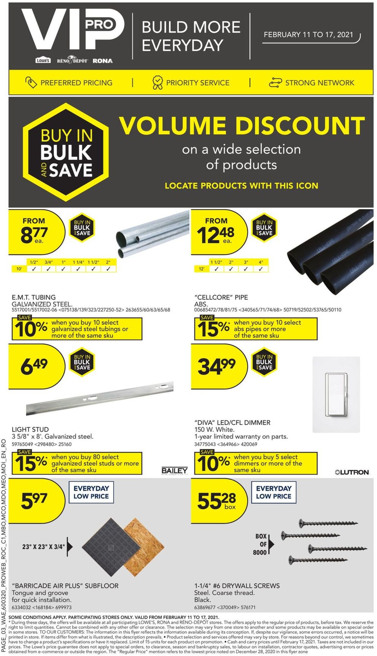 Lowes Flyer - 02/11-02/17/2021 (Page 3)