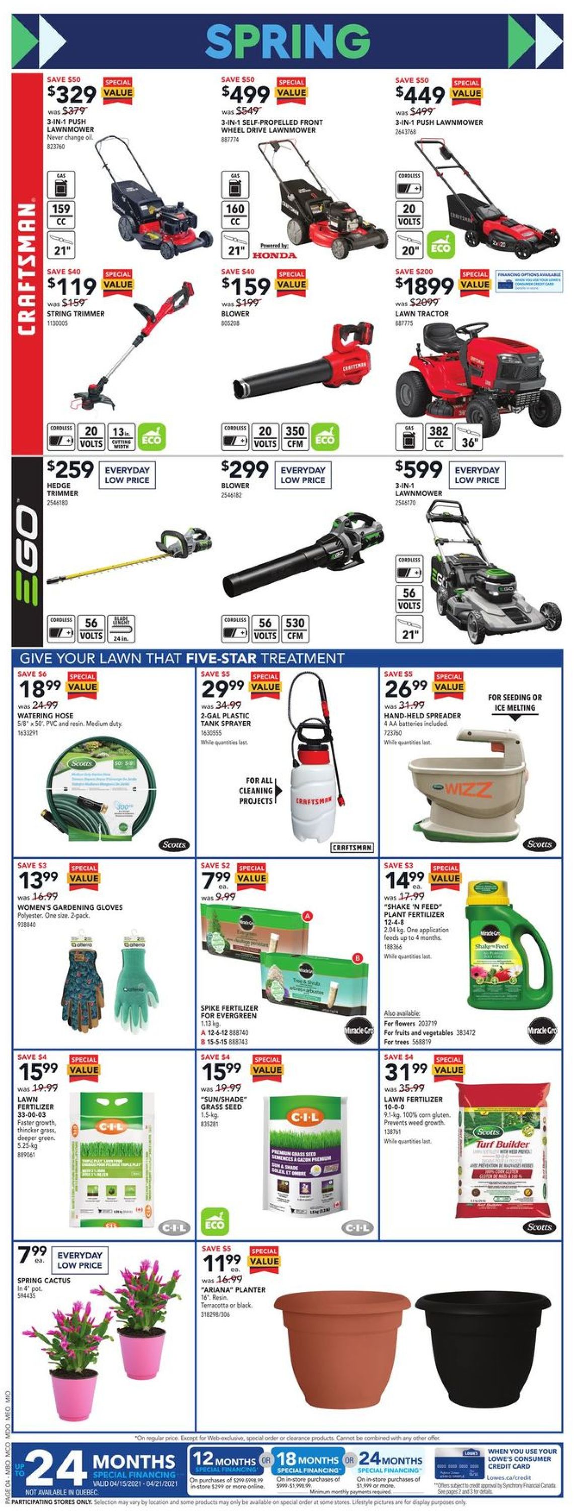 Lowes Flyer - 04/15-04/21/2021 (Page 5)