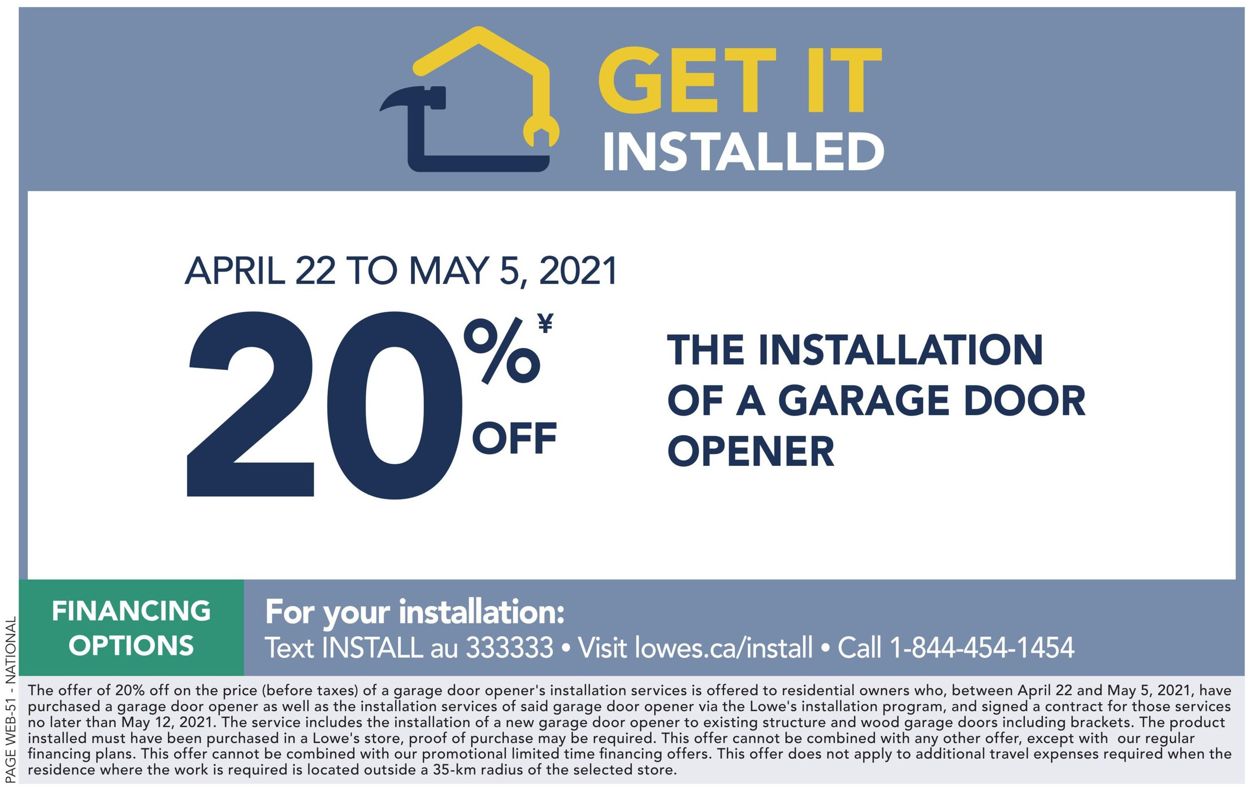 Lowes Flyer - 04/22-04/28/2021 (Page 9)