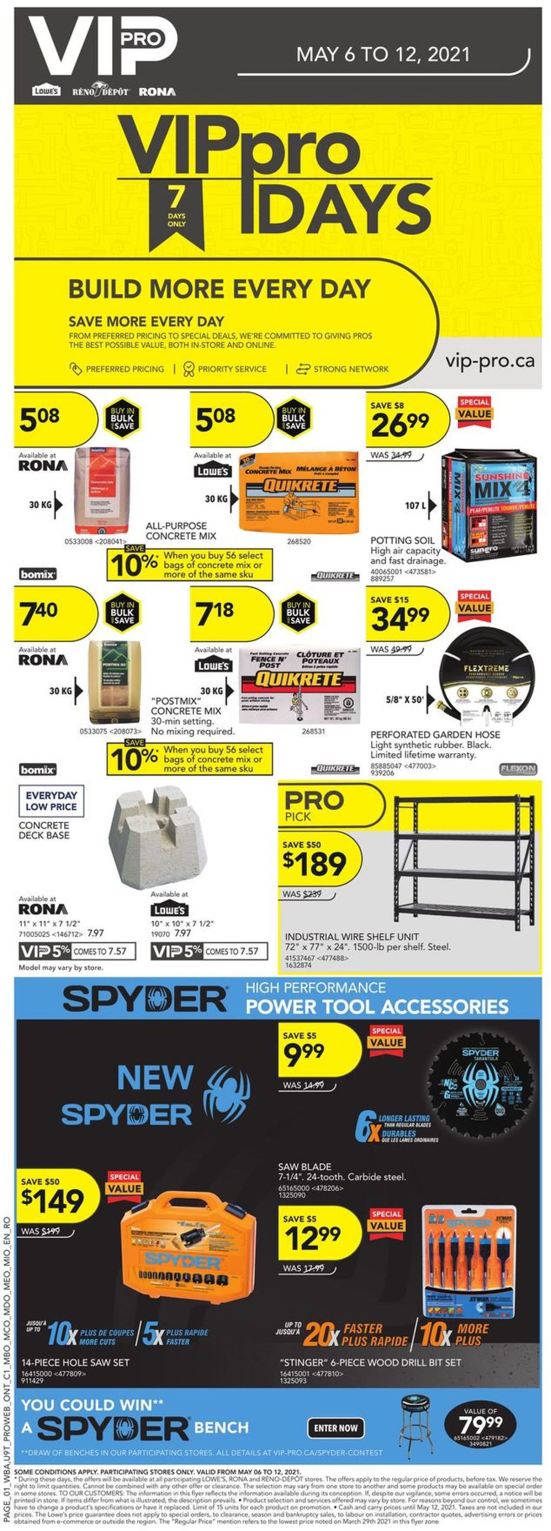 Lowes Flyer - 05/06-05/12/2021 (Page 12)