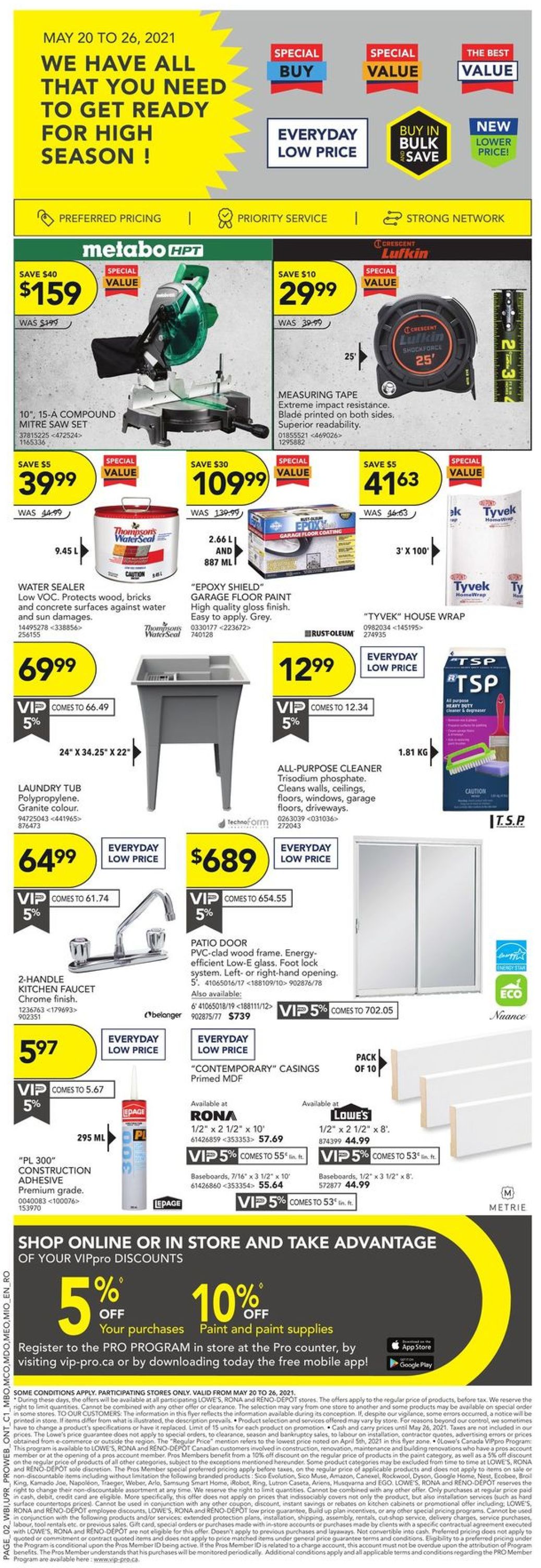 Lowes Flyer - 05/20-05/26/2021 (Page 13)