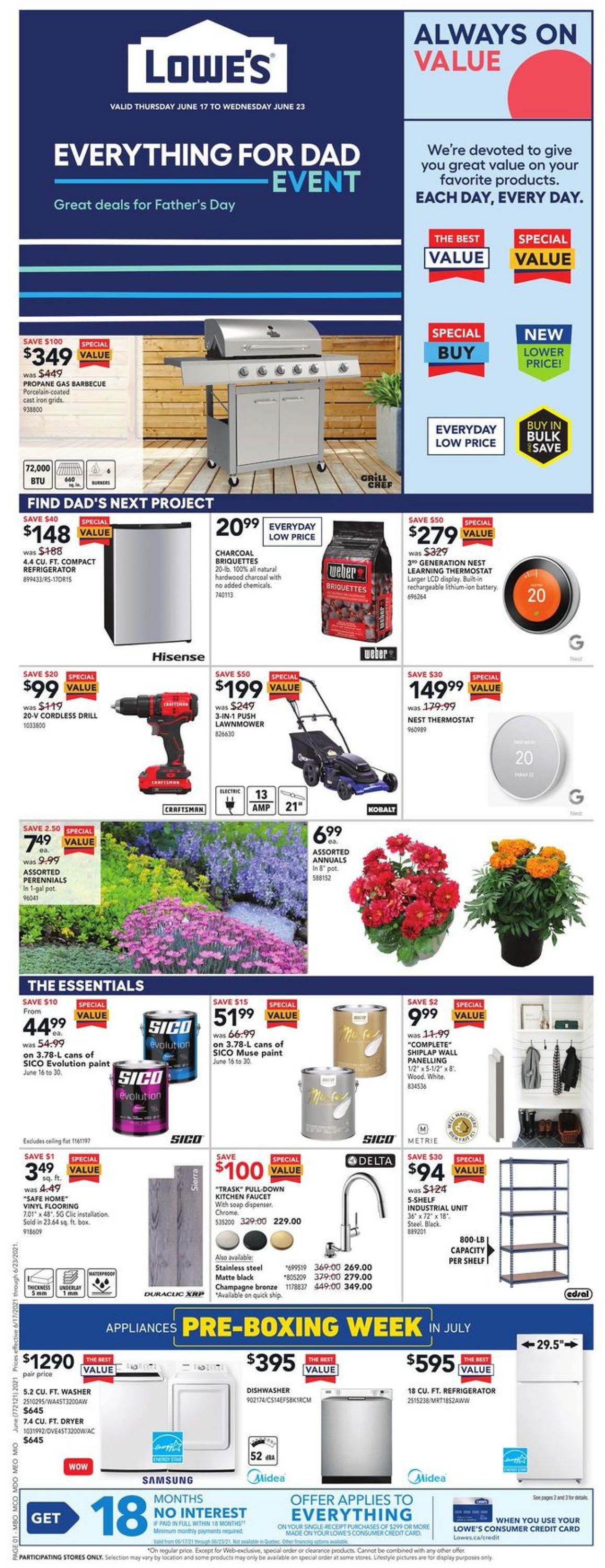 Lowes Flyer - 06/17-06/23/2021