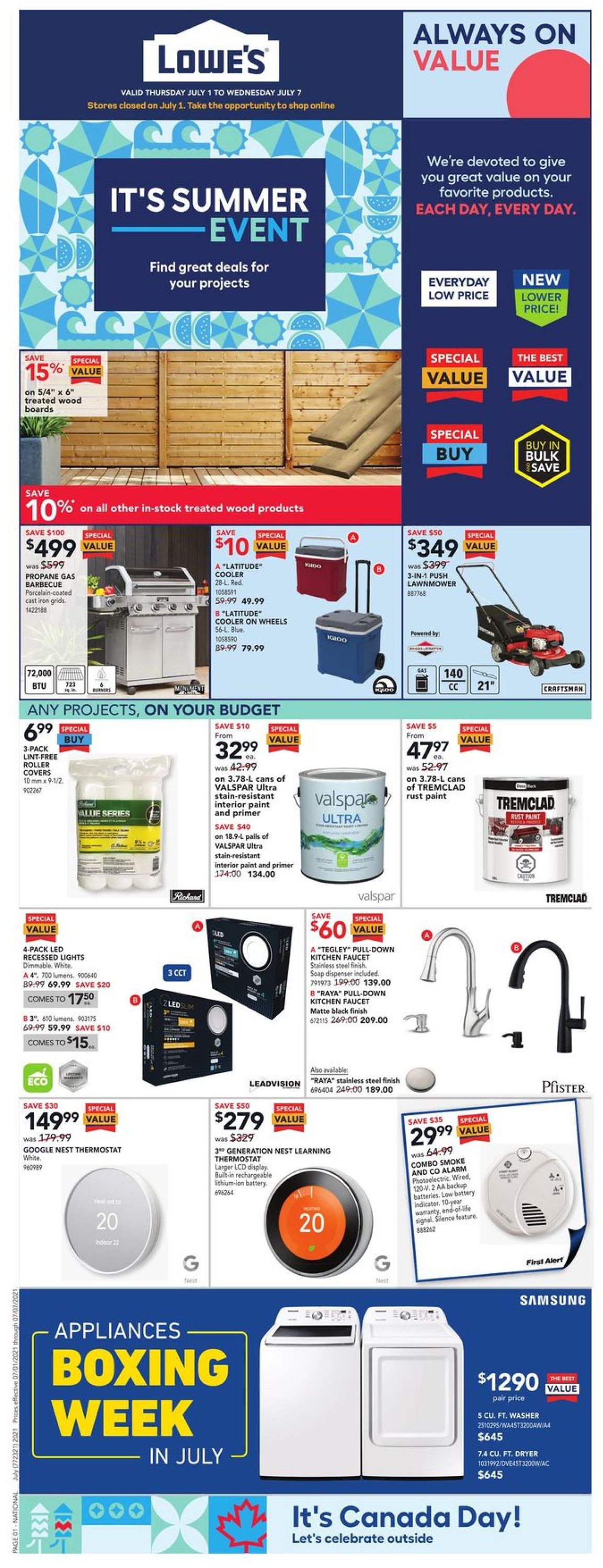 Lowes Flyer - 07/01-07/07/2021