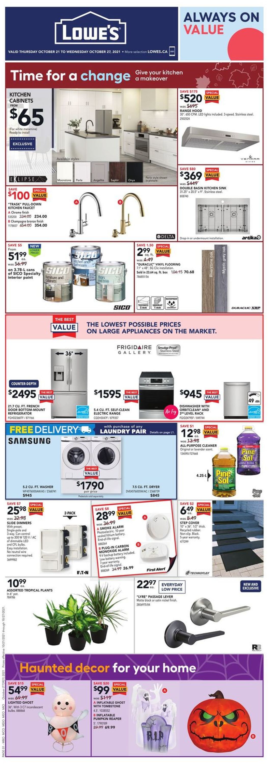Lowes Flyer - 10/21-10/27/2021