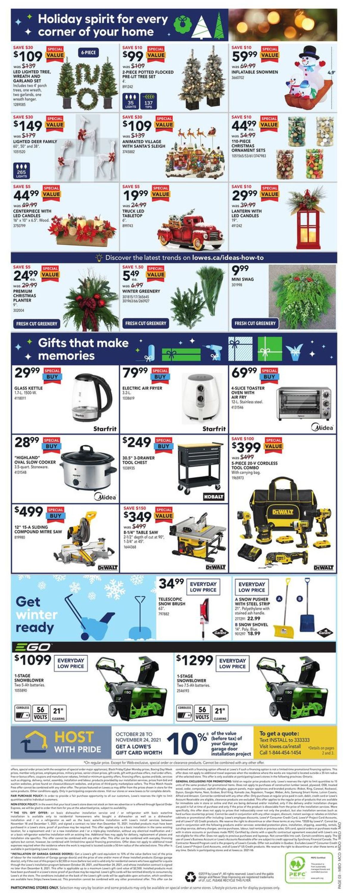 Lowes BLACK FRIDAY 2021 Flyer - 11/18-11/24/2021 (Page 4)