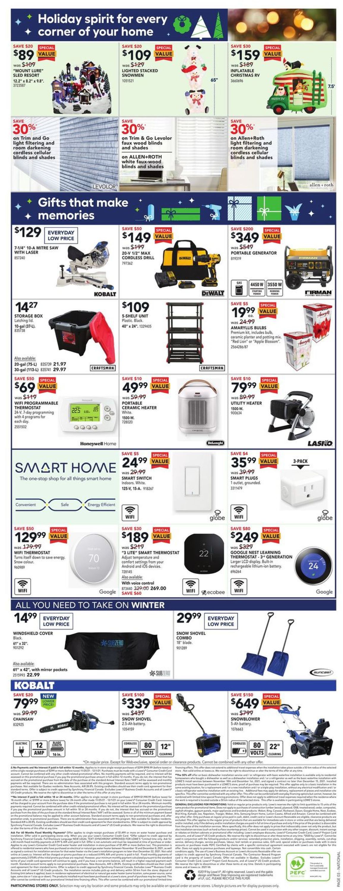 Lowes BLACK FRIDAY 2021 Flyer - 11/25-12/01/2021 (Page 4)