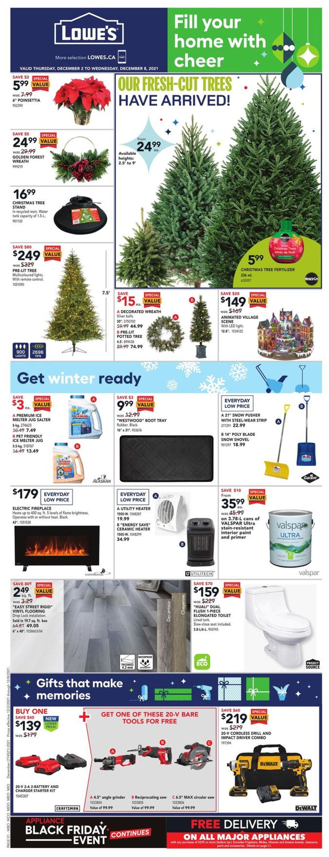 Lowes XMAS 2021 Flyer - 12/02-12/08/2021