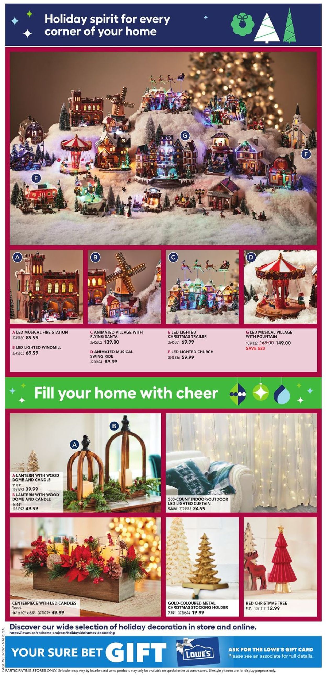 Lowes XMAS 2021 Flyer - 12/02-12/08/2021 (Page 10)